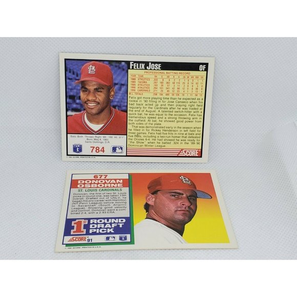 Lot Of 6 Score 91 Baseball Cards, Rookie Prospect 1st Round Draft Picks Bundle - Picture 9 of 9